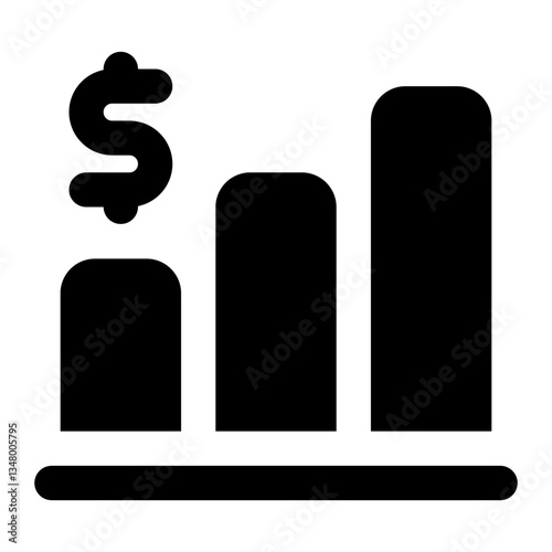 chart icon for illustration