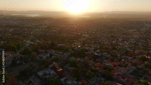 San Miguel de Allende Sunset - Aerial
