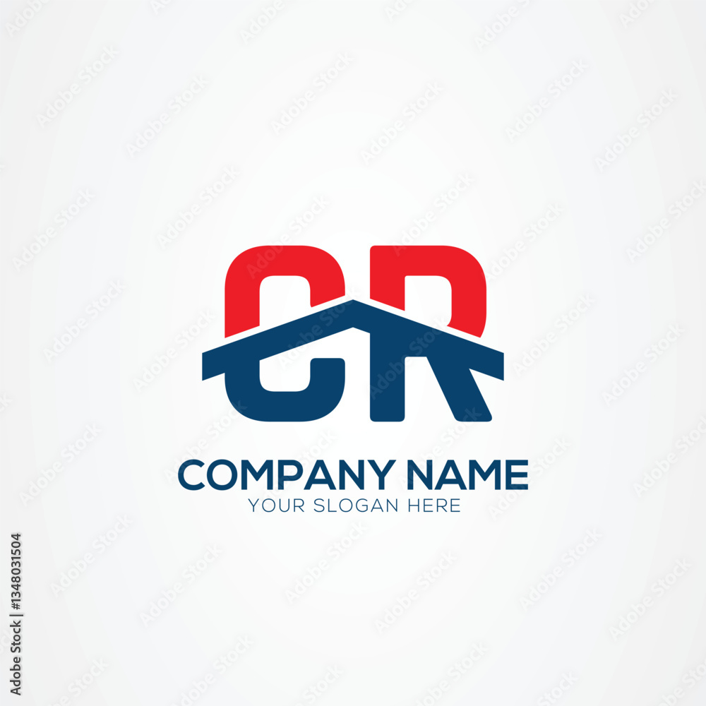 CR or RC Creative Modern Letters Logo Design Element CR or RC Creative Modern Letters Logo Design Element