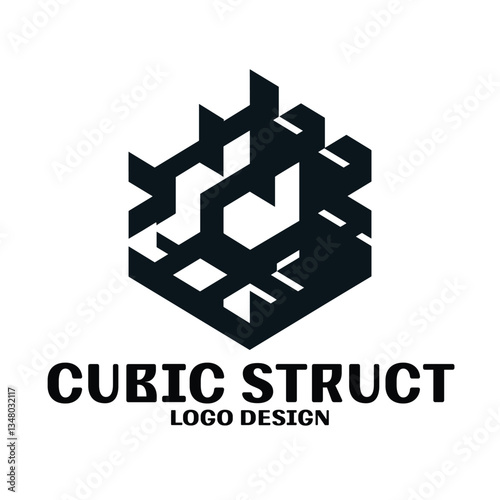 Cubic Struct Vector Logo Design