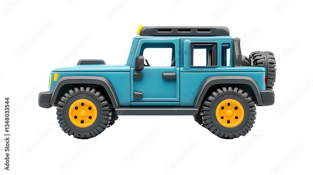 Off Road Vehicle Turquoise Car with Yellow Wheels on Transparent Background Automotive Transportation and Outdoor Adventure Render Off Road Vehicle Turquoise Car with Yellow Wheels on Transparent Background Automotive Transportation and Outdoor Adventure Render