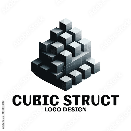 Cubic Struct Vector Logo Design