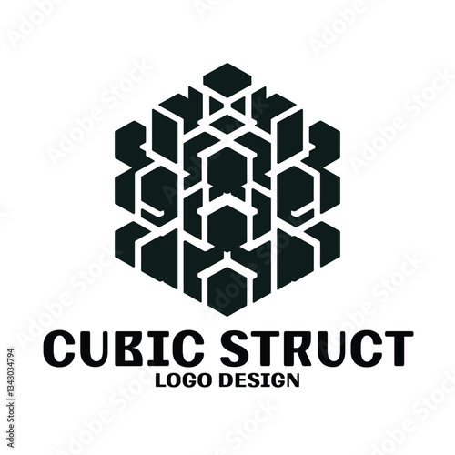 Cubic Struct Vector Logo Design