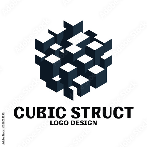Cubic Struct Vector Logo Design