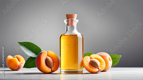 Apricot oil bottle
