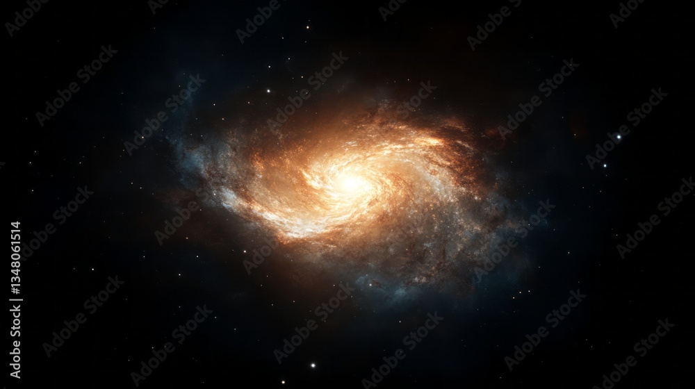 Fototapeta premium galaxy in the night sky.