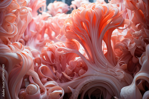 ethereal symphony of sea unfolds as dance between vibrant coral abodes and graceful fish, a testament to their harmonious coexistence, mutual guardianship, and profound sense of belonging beneath undu