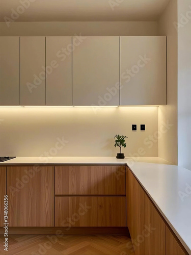 Neat modern kitchen interior