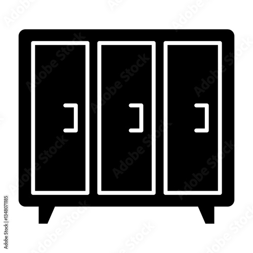 drawers black icon