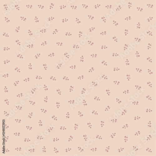 a pink and white floral pattern with small flowers