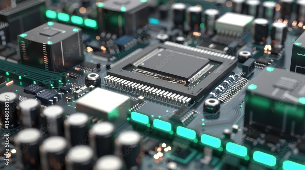 Detailed CPU cores layout highlighting microprocessor architecture and server processing units in tech infrastructure text. Detailed CPU cores layout highlighting microprocessor architecture and server processing units in tech infrastructure text.