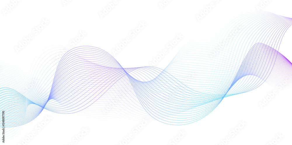 White wave curve lines banner background design. Abstract soft wave lines dynamic flowing purple and blue isolated background. Vector Illustration of the pink pattern of lines. stripes on white. White wave curve lines banner background design. Abstract soft wave lines dynamic flowing purple and blue isolated background. Vector Illustration of the pink pattern of lines. stripes on white.
