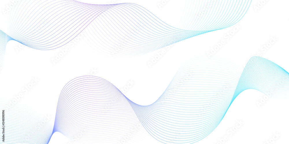 White wave curve lines banner background design. Abstract soft wave lines dynamic flowing purple and blue isolated background. Vector Illustration of the pink pattern of lines. stripes on white. White wave curve lines banner background design. Abstract soft wave lines dynamic flowing purple and blue isolated background. Vector Illustration of the pink pattern of lines. stripes on white.