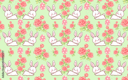 Wallpaper Mural easter egg pastel pattern holiday Torontodigital.ca