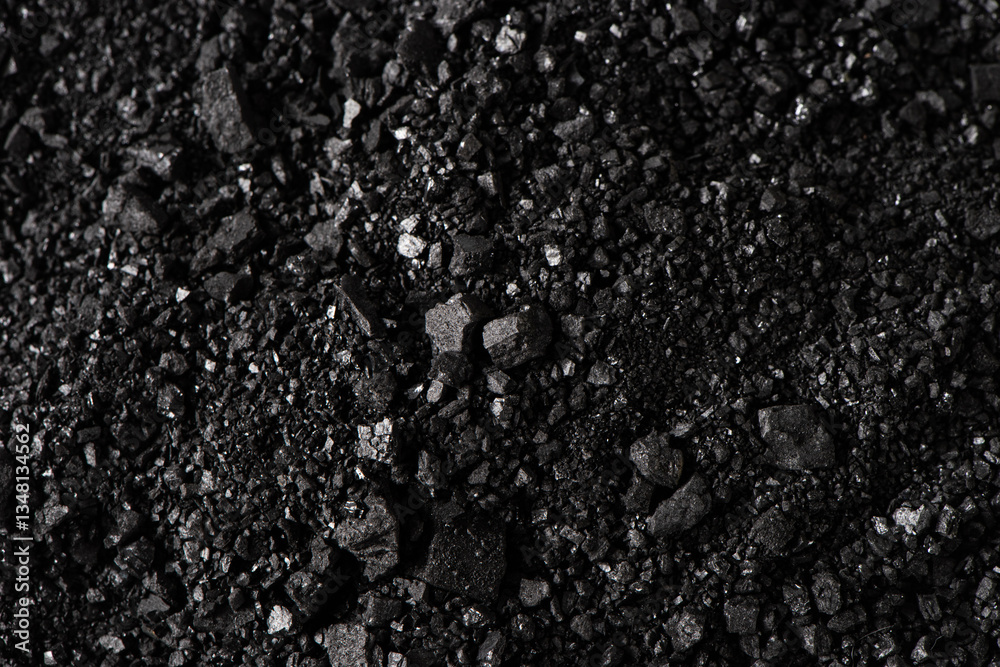 Coal dust,Natural black wood charcoal texture background