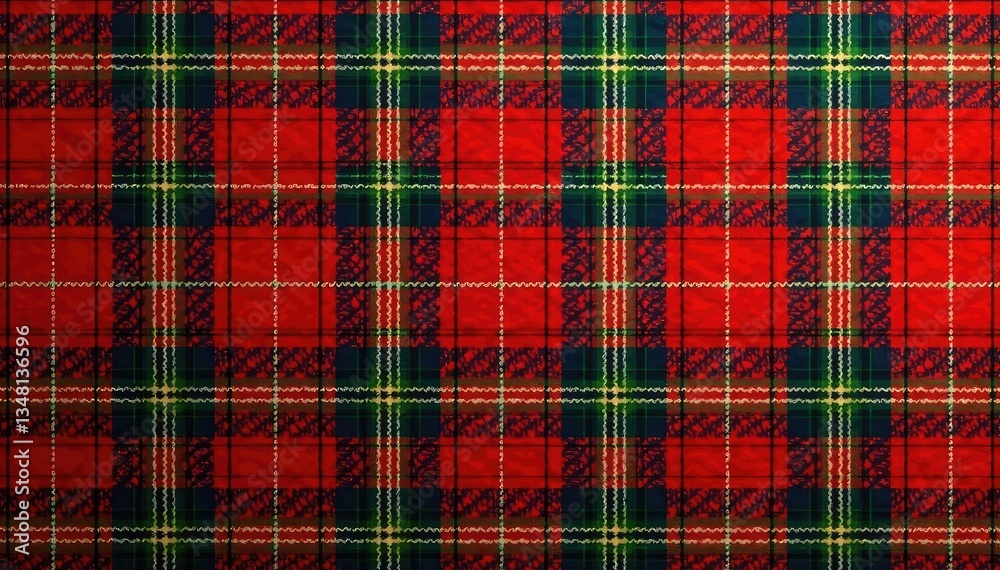 Classic red and green plaid textile seamless pattern, graphic, texture Classic red and green plaid textile seamless pattern, graphic, texture