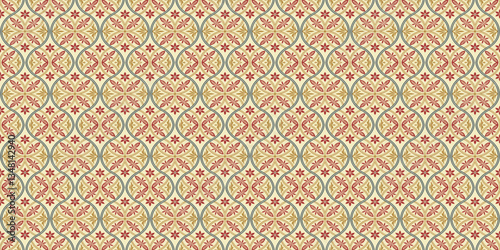 Wallpaper Mural vector seamless pattern with geometric shapes Torontodigital.ca