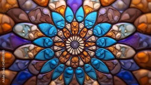 Wallpaper Mural Intricate Colorful Abstract Design Torontodigital.ca