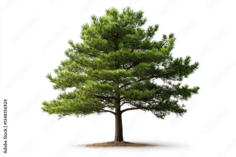 Isolated mature pine tree against a white background nature photography minimalist concept straight trunk bright environment eye-catching viewpoint for seo optimization Isolated mature pine tree against a white background nature photography minimalist concept straight trunk bright environment eye-catching viewpoint for seo optimization