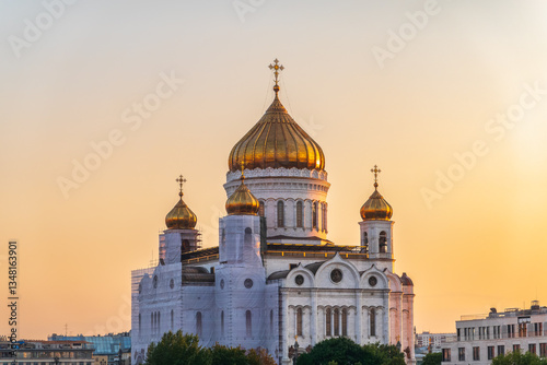 Cathedral of Christ the Saviour in Moscow, Russia