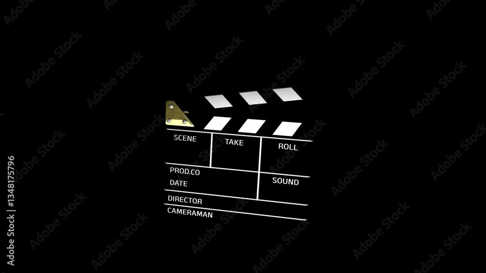 clapper board movie director 