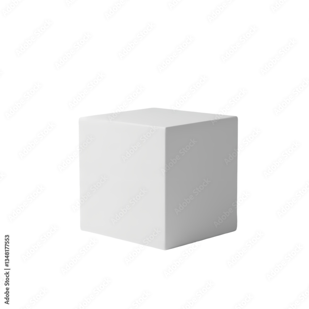 White Cube Minimalist Background on Transparent background White Cube Minimalist Background on Transparent background