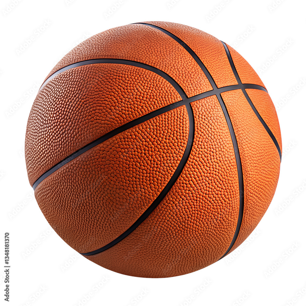 Fototapeta premium basketball isolated on white background