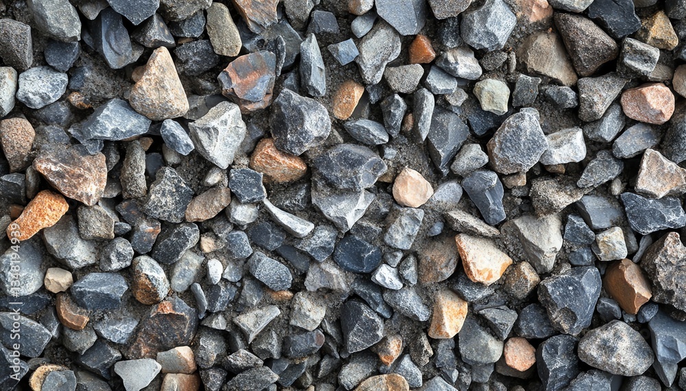 Pile of Gravel and Rocks Texture Close Up for Construction Pile of Gravel and Rocks Texture Close Up for Construction