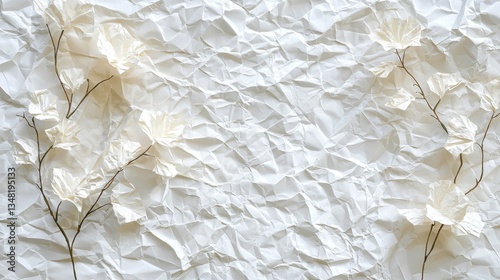 A white background with a few branches and flowers