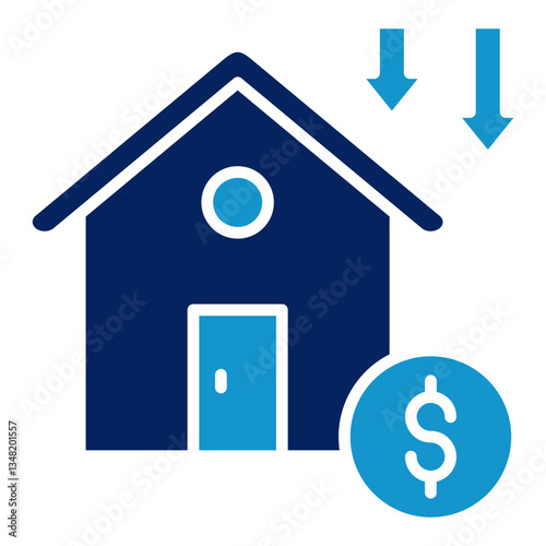 Depreciation  Icon Element For Design