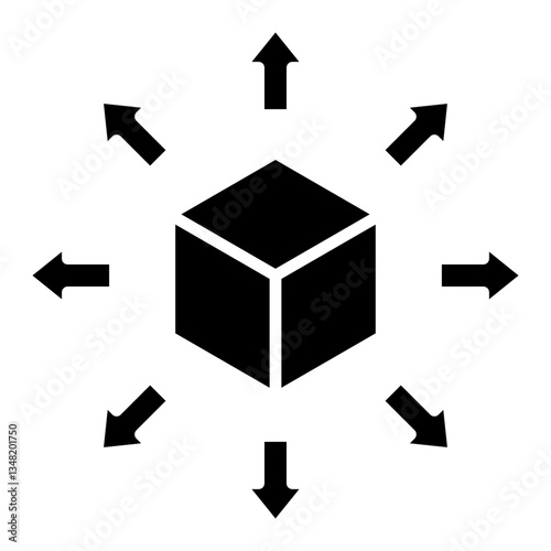 Allocation  Icon Element For Design