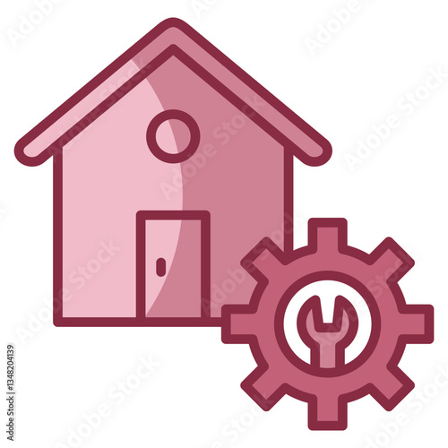 Maintenance  Icon Element For Design