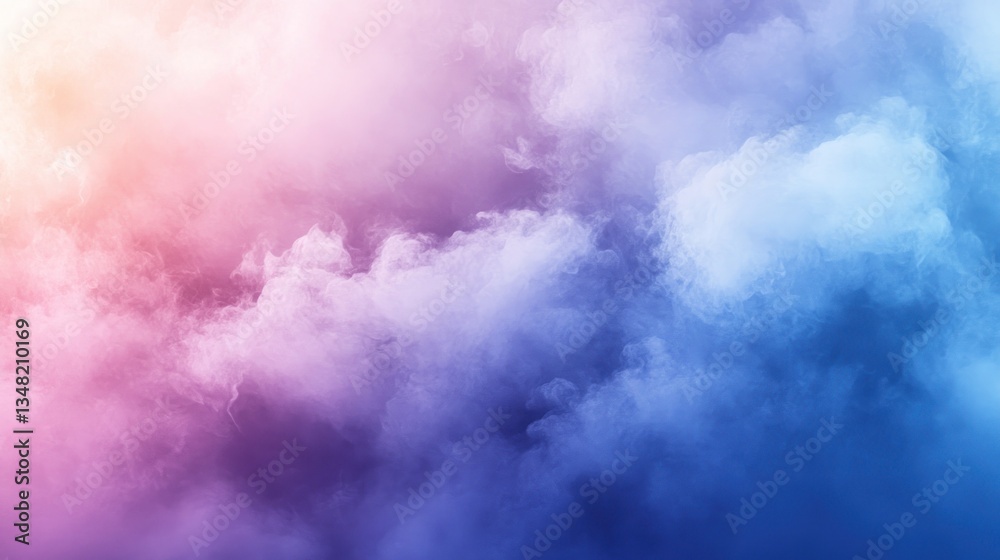 Obraz premium Ethereal Cloudscape: A Symphony of Pastel Hues