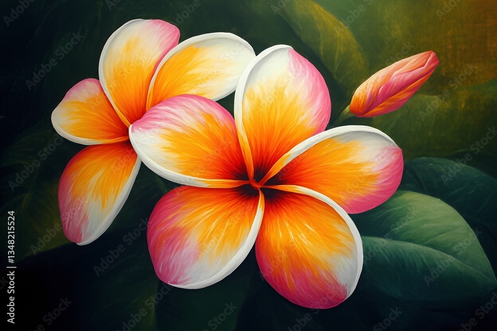 Obraz premium Hawaiian flower