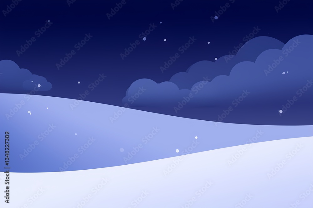 Fototapeta premium winter sky