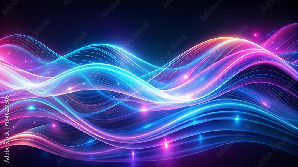 Naklejka premium abstract colorful wave background