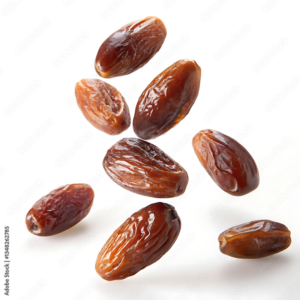 dates isolated on white background dates isolated on white background