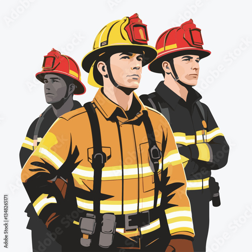 fireman, firefighter, safety, emergency, danger, man, rescue, fire, fighter, uniform, helmet, protection, background, service, red, equipment, hose, occupation, job, burn, person, work, male, hero, pr