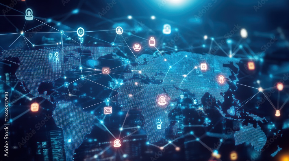 Global Network Connectivity: A Visual Representation of Worldwide Digital Interconnection Global Network Connectivity: A Visual Representation of Worldwide Digital Interconnection