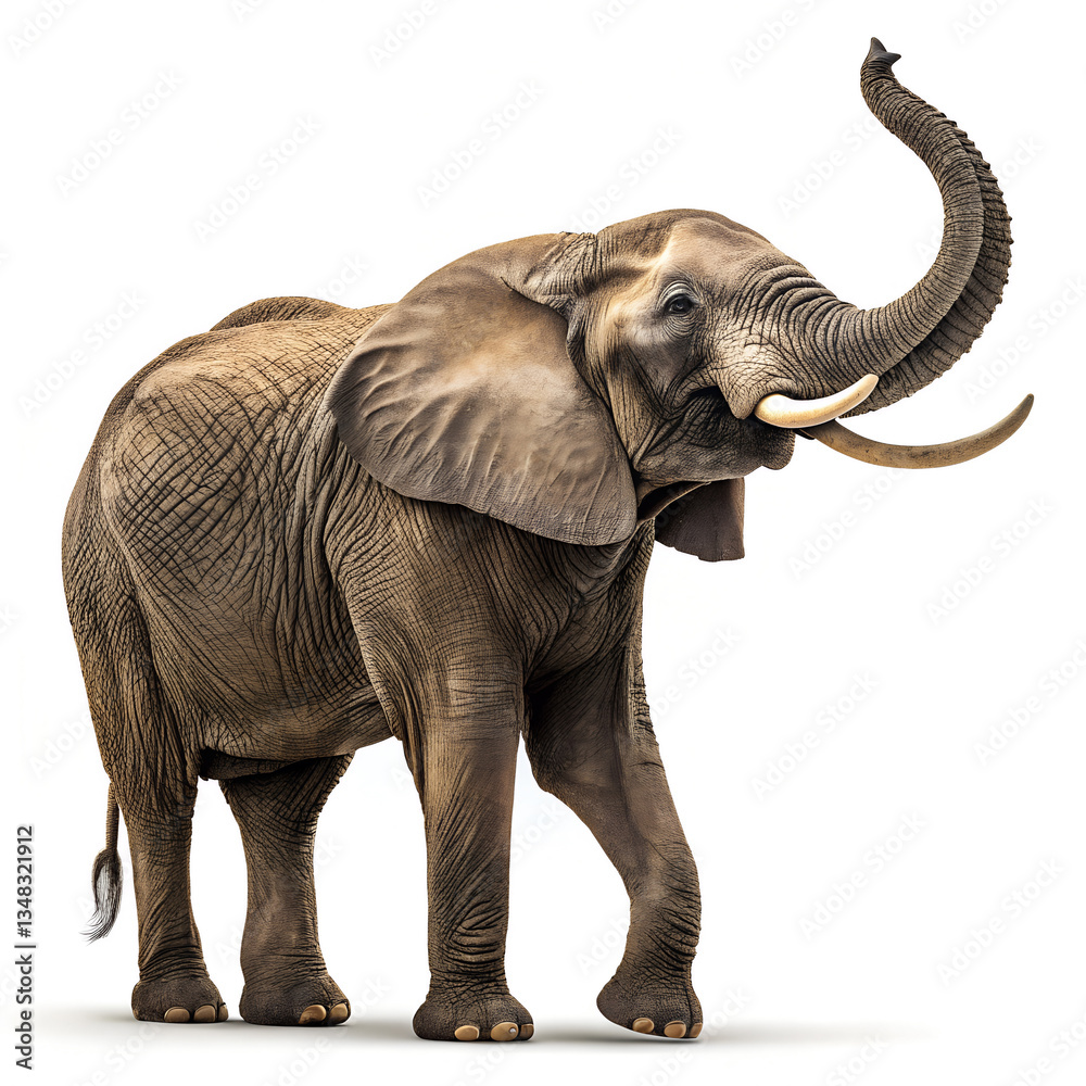 Obraz premium elephant isolated on white
