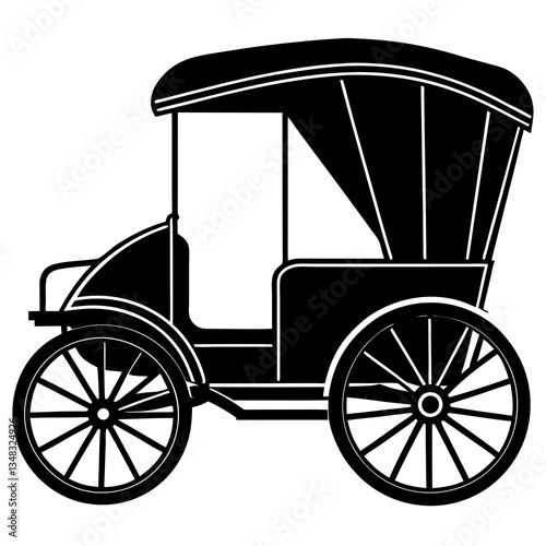 rickshaw vector illustration