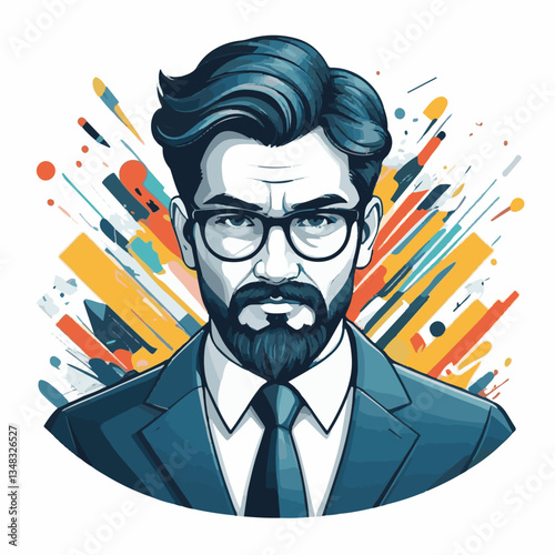 employee appreciation day, investment solution, copy space, confident man, lawyer office, finance management, boss, 40 40s, arms crossed, team, middle age, work, company formal, elder aged, latin hisp