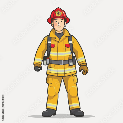 fireman, firefighter, safety, emergency, danger, man, rescue, fire, fighter, uniform, helmet, protection, background, service, red, equipment, hose, occupation, job, burn, person, work, male, hero, pr