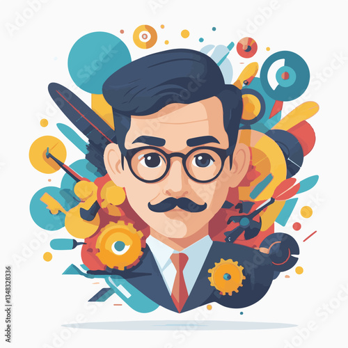 employee appreciation day, investment solution, copy space, confident man, lawyer office, finance management, boss, 40 40s, arms crossed, team, middle age, work, company formal, elder aged, latin hisp
