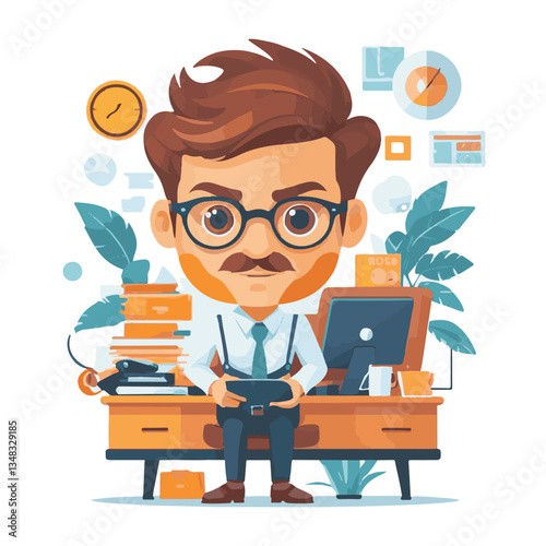 employee appreciation day, investment solution, copy space, confident man, lawyer office, finance management, boss, 40 40s, arms crossed, team, middle age, work, company formal, elder aged, latin hisp