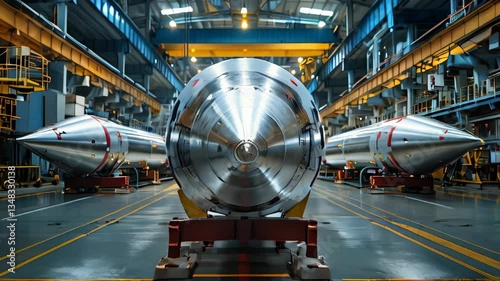 video of Production of ballistic missiles 