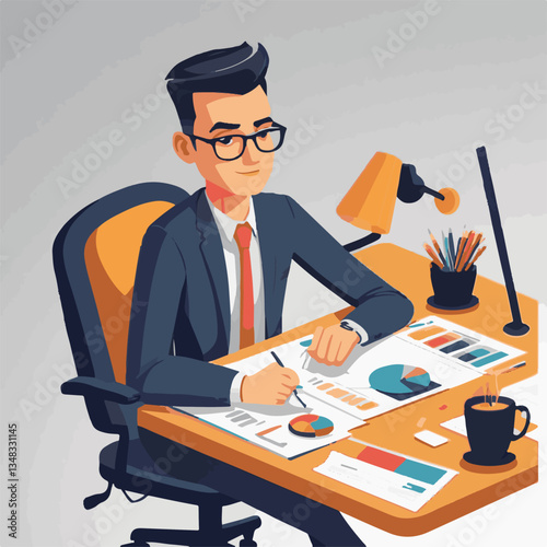 employee appreciation day, investment solution, copy space, confident man, lawyer office, finance management, boss, 40 40s, arms crossed, team, middle age, work, company formal, elder aged, latin hisp