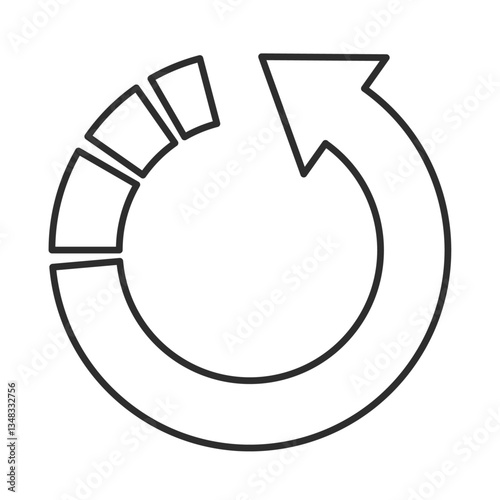 回転する矢印アイコン