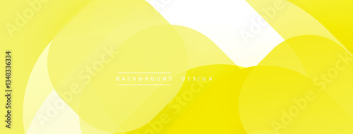 Circular abstract design with overlapping translucent circles and round shapes, blending gradients and smooth curves, creating depth, contrast, and a dynamic visual effect