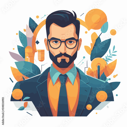employee appreciation day, investment solution, copy space, confident man, lawyer office, finance management, boss, 40 40s, arms crossed, team, middle age, work, company formal, elder aged, latin hisp